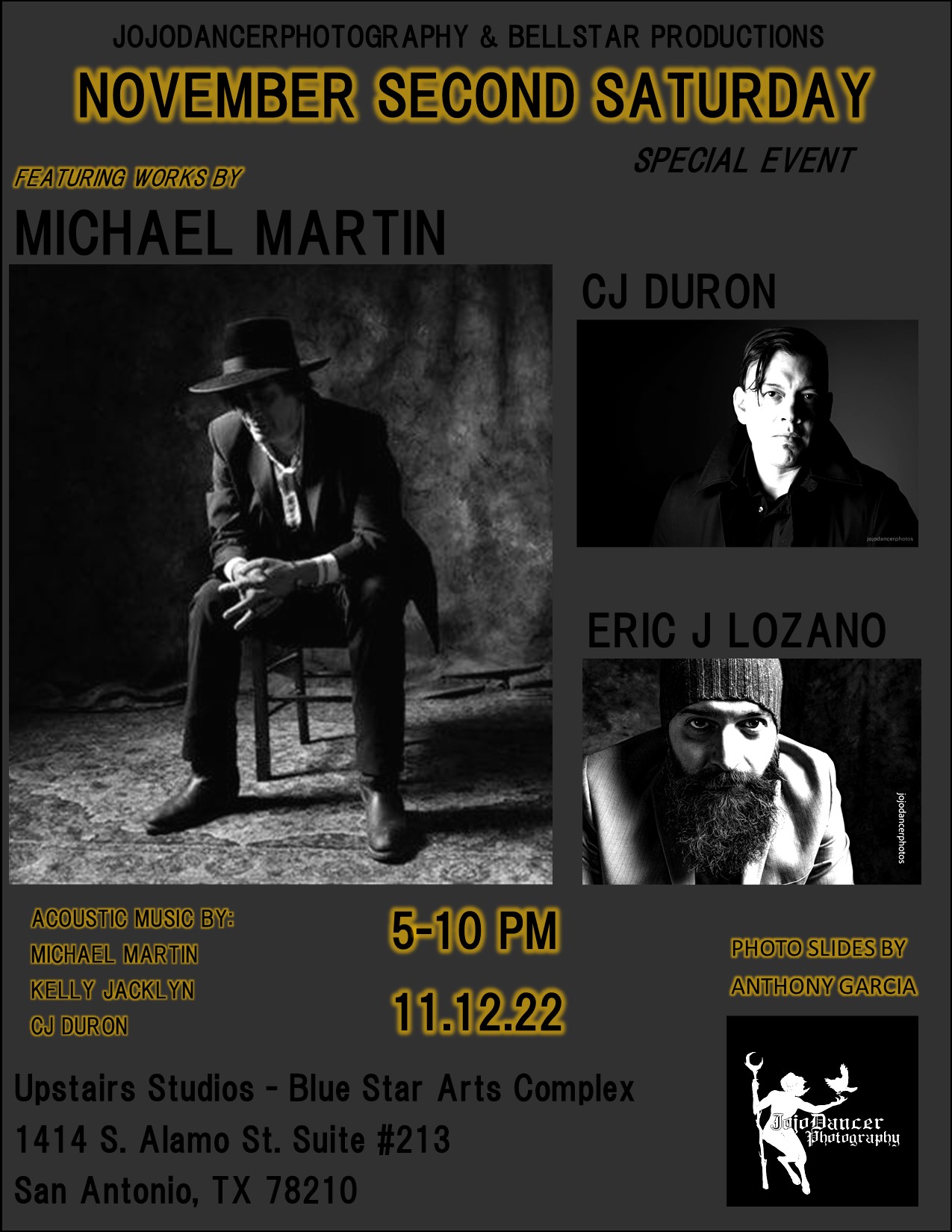Second Saturday at The Upstairs Studios featuring Michael Martin - San ...